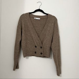 Zara brown sweater